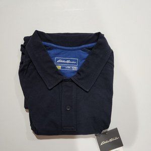 Eddie Bauer Long Sleeve Casual Polo T2XL